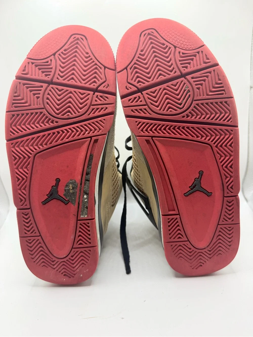 Jordan Men’s Sneakers - Tan/Black/Red